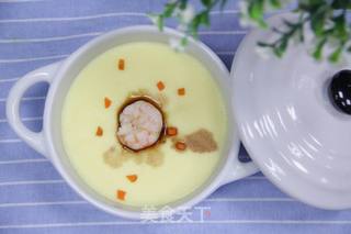 鲜虾蒸水蛋的做法步骤：10