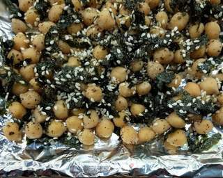 海苔芝麻烤鹰嘴豆的做法步骤:9