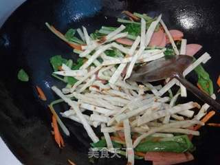 炒饼的做法步骤:15