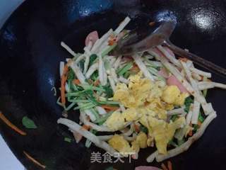 炒饼的做法步骤:16