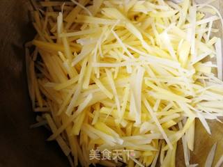 土豆丝饼的做法步骤:4
