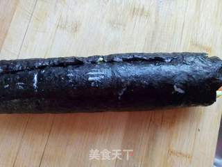 紫菜包饭的做法步骤:12