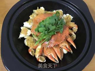 豆酱焗蟹的做法步骤:9