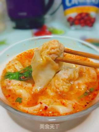 胡萝卜鲜肉馄饨的做法步骤:15