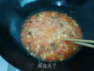 番茄紫菜疙瘩汤的做法步骤:14