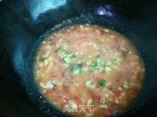 番茄紫菜疙瘩汤的做法步骤:15