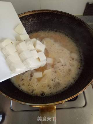 蟹黄豆腐羹的做法步骤:8