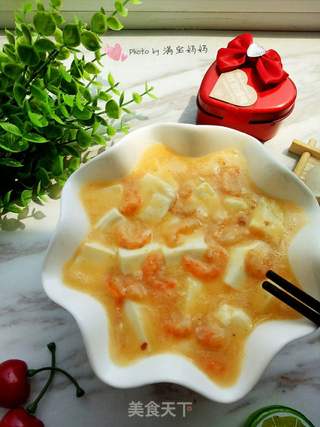 蟹黄豆腐羹的做法步骤:11
