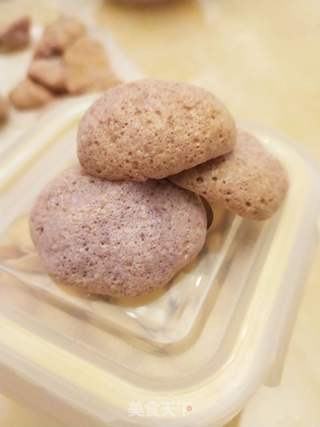 奶香紫薯蛋白酥(蛋白糖改良低糖版)的做法步骤:13