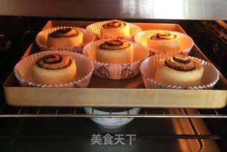 红糖肉桂面包卷的做法步骤:13