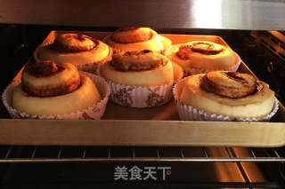 红糖肉桂面包卷的做法步骤:15