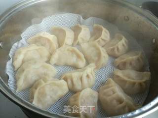 荸荠肉蒸饺的做法步骤:14