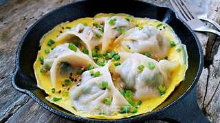 煎蛋抱饺的做法步骤:18