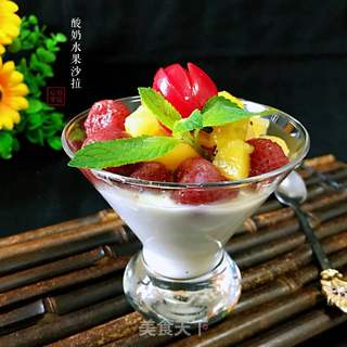 酸奶水果沙拉的做法步骤:9