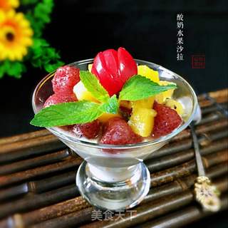 酸奶水果沙拉的做法步骤:10
