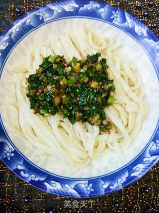 小葱拌面的做法步骤：9