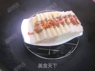 剁椒蒸鱼糕的做法步骤:7