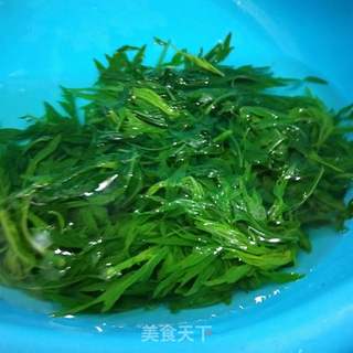 艾草糯米团子的做法步骤:3