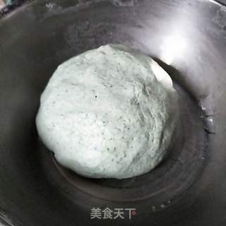 艾草糯米团子的做法步骤:10