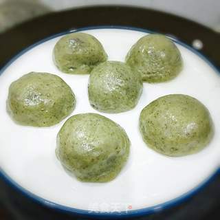 艾草糯米团子的做法步骤:13