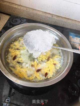 鸡蛋雪燕羹的做法步骤:6