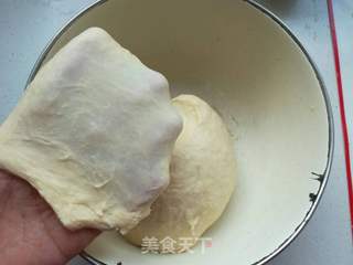 #静置揉面法#花朵排包的做法步骤:5