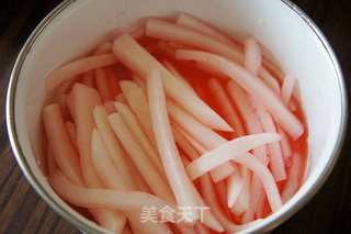 糖醋萝卜花的做法步骤:9
