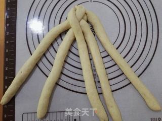 褐麦5股麻花面包的做法步骤:17