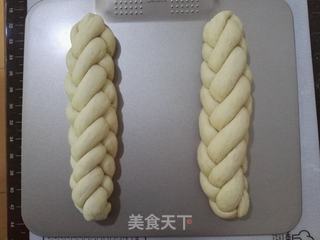 褐麦5股麻花面包的做法步骤:19