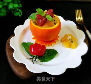 香橙杯水果沙拉的做法步骤:10