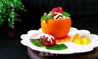 香橙杯水果沙拉的做法步骤:11