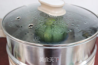 磷虾南瓜蒸蛋的做法步骤:7