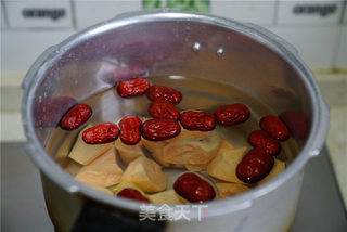 姜味红枣南瓜汤的做法步骤:5
