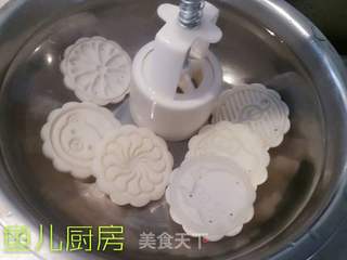 山药蜜豆糕──“鱼儿厨房”私房菜的做法步骤:4