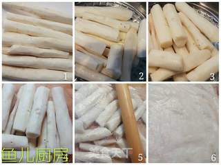 山药蜜豆糕──“鱼儿厨房”私房菜的做法步骤:6