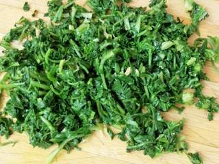 油脂荠菜馅蒸饺的做法步骤:4