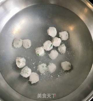 鲅鱼丸子汤的做法步骤:8