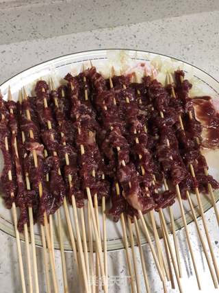 孜然烤牛肉的做法步骤:4