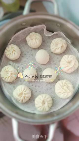 松松软软豆沙包的做法步骤:9