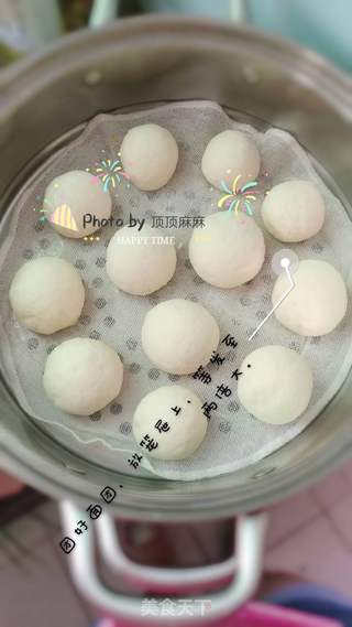松松软软豆沙包的做法步骤:10