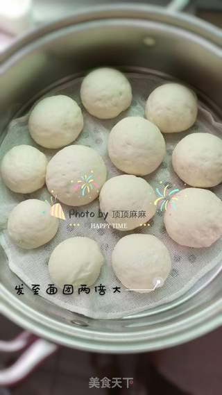 松松软软豆沙包的做法步骤:11