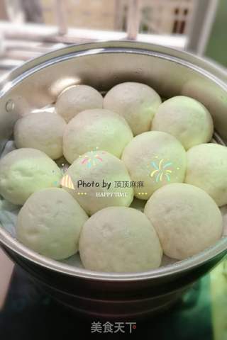 松松软软豆沙包的做法步骤:13