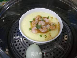 虾仁蒸蛋的做法步骤:12