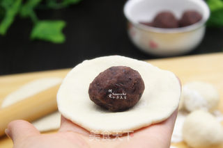 红豆香甜煎包的做法步骤:7