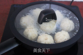 红豆香甜煎包的做法步骤:10
