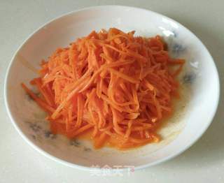 凉拌胡萝卜丝的做法步骤:5