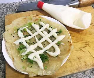 沙拉手抓饼#沙拉#的做法步骤:8