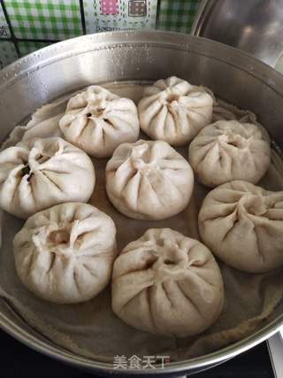 青椒牛肉包子的做法步骤:13
