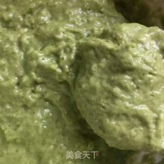 菠菜牛奶发糕的做法步骤:8