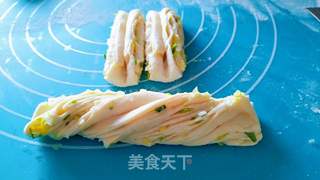 葱香花卷的做法步骤:10